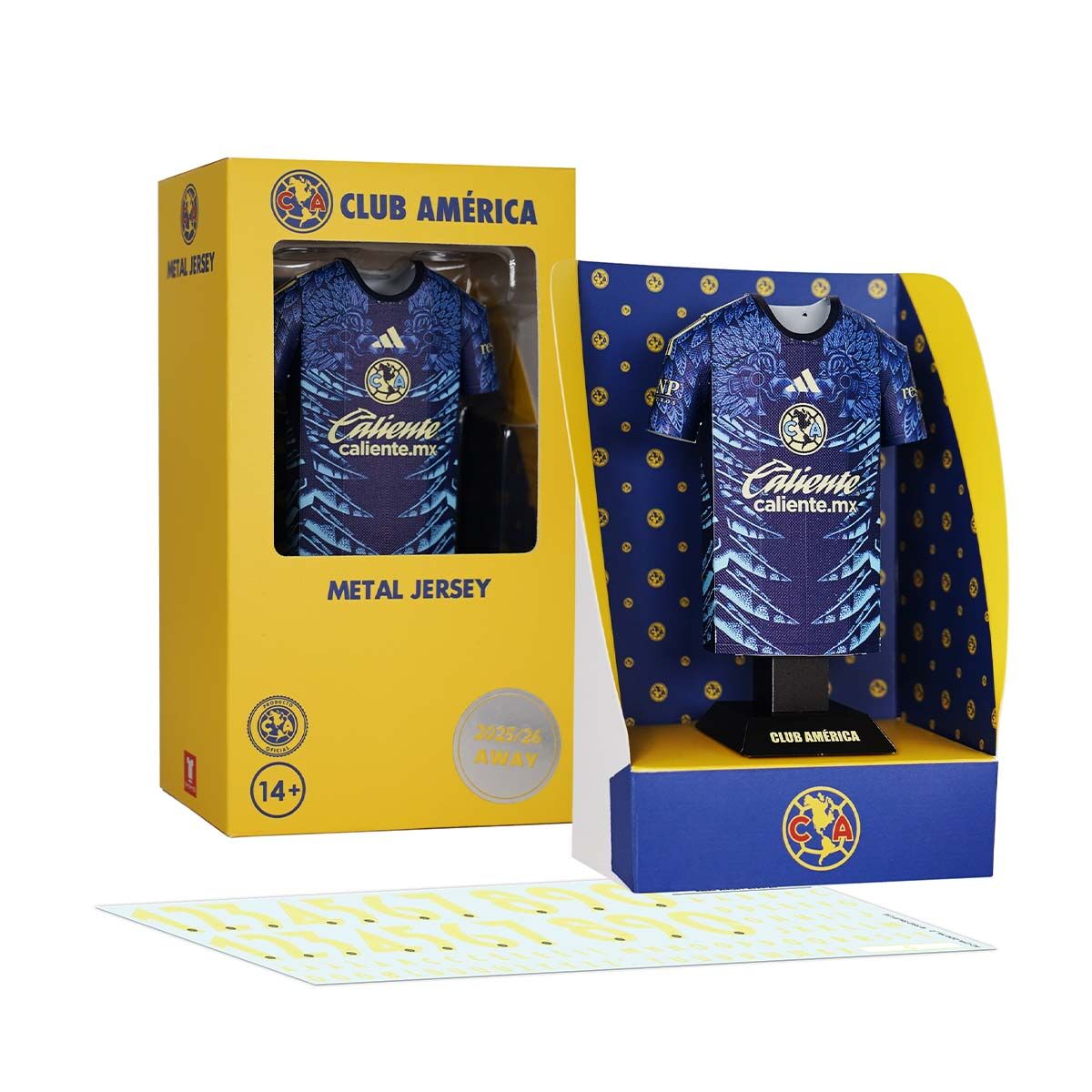 Metal Jersey Alloy Collectors Club América Away 25/26