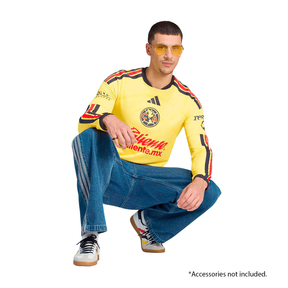 adidas Club América 26/27 Manga Larga Jersey Local for Hombre